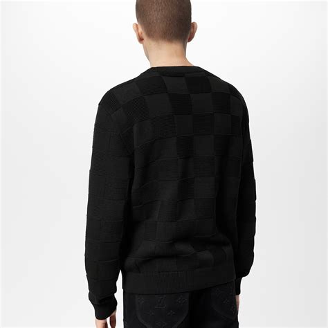 louis vuitton damier stitch crewneck|Products by Louis Vuitton: Damier Stitch Crewneck.